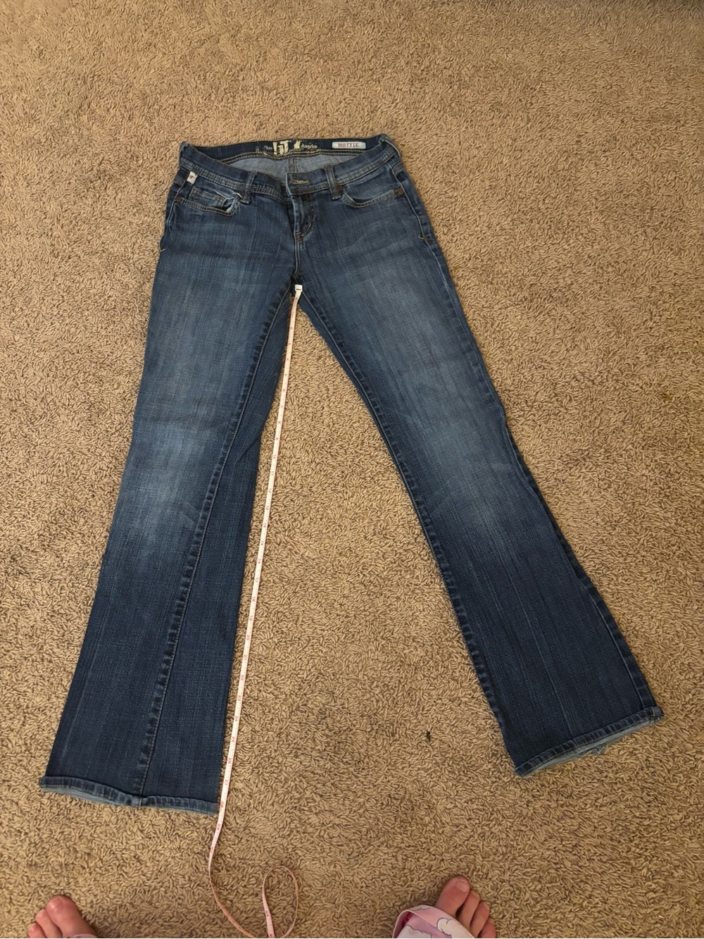It brand hottie Bootcut Stretch Jeans in Dark Blue - high end jeans with stretch